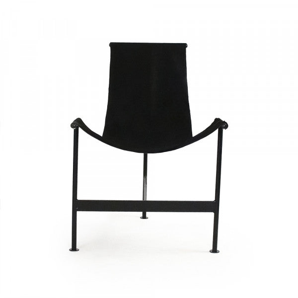 Zentique Black Hide Sling Chair Brazilian Cowhide