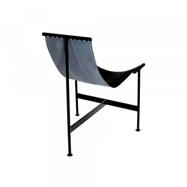 Zentique Black Hide Sling Chair Brazilian Cowhide