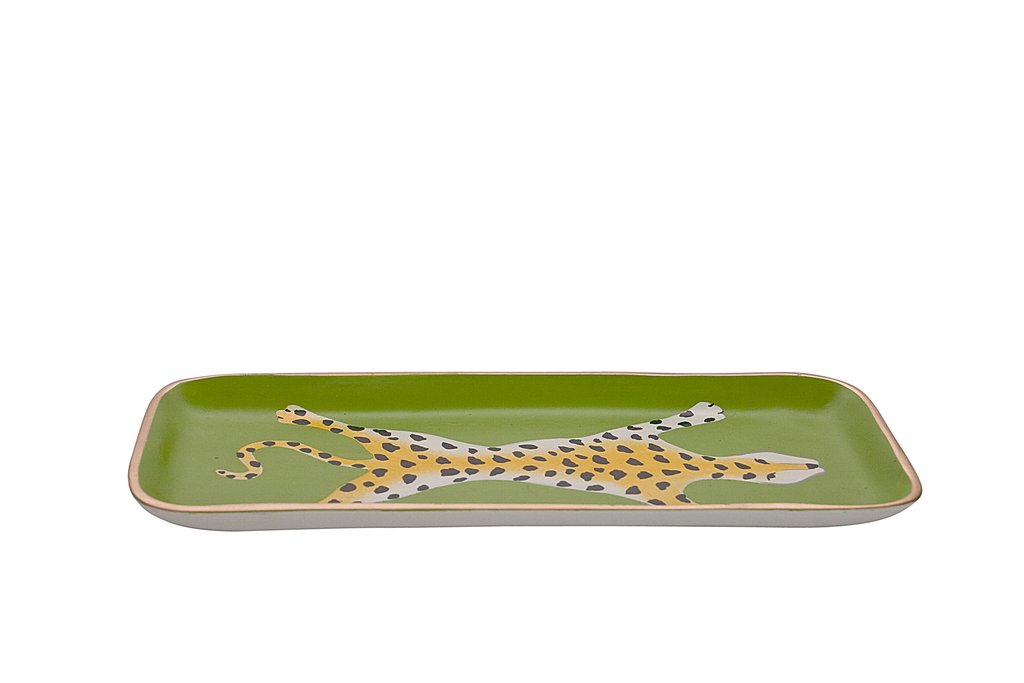 Dana Gibson Leopard Tray, Small