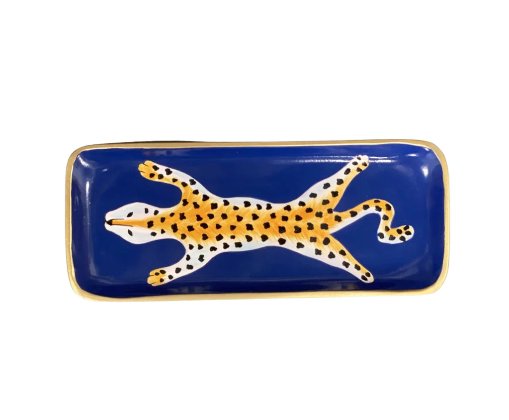 Dana Gibson Leopard Tray, Small
