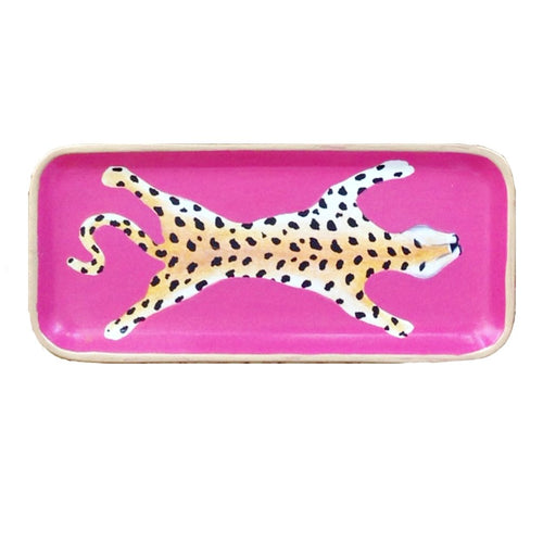 Dana Gibson Leopard Tray, Small
