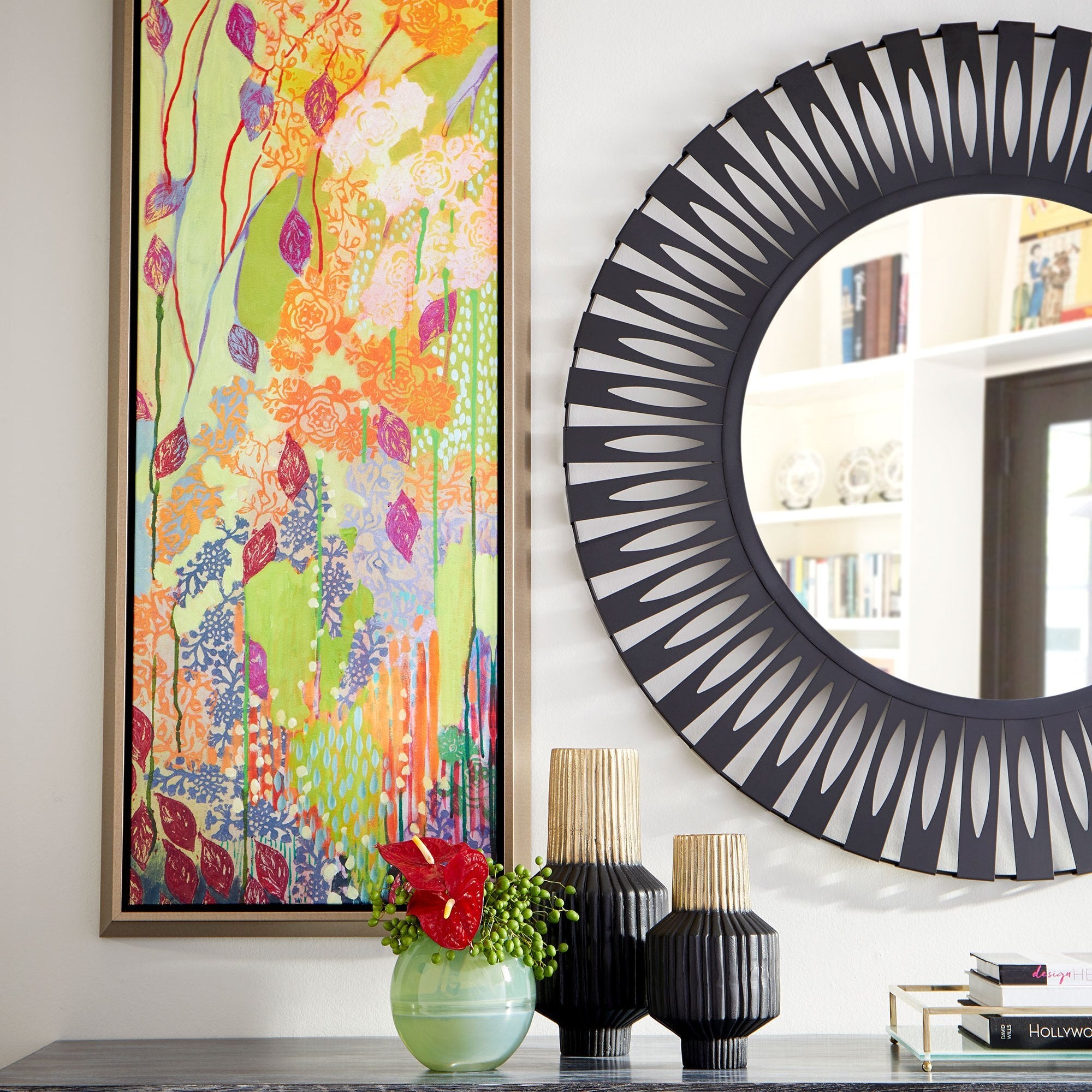 Sun Dial Mirror By Cyan Design