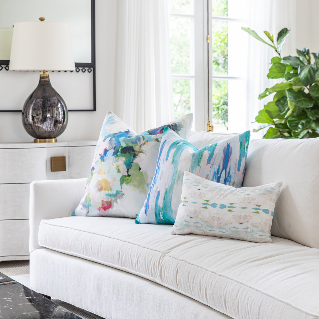 Park Avenue Linen Cotton Pillow by Laura Park