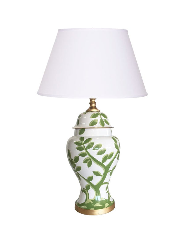 Dana Gibson Cliveden Lamp in Green