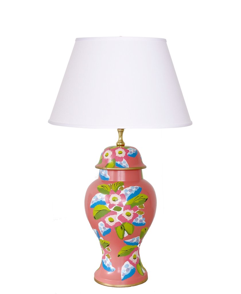 Dana Gibson Elsie Lamp in Coral