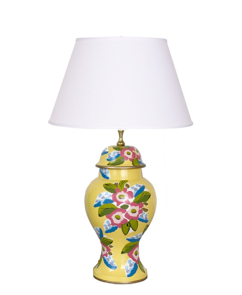 Dana Gibson Elsie Lamp in Yellow