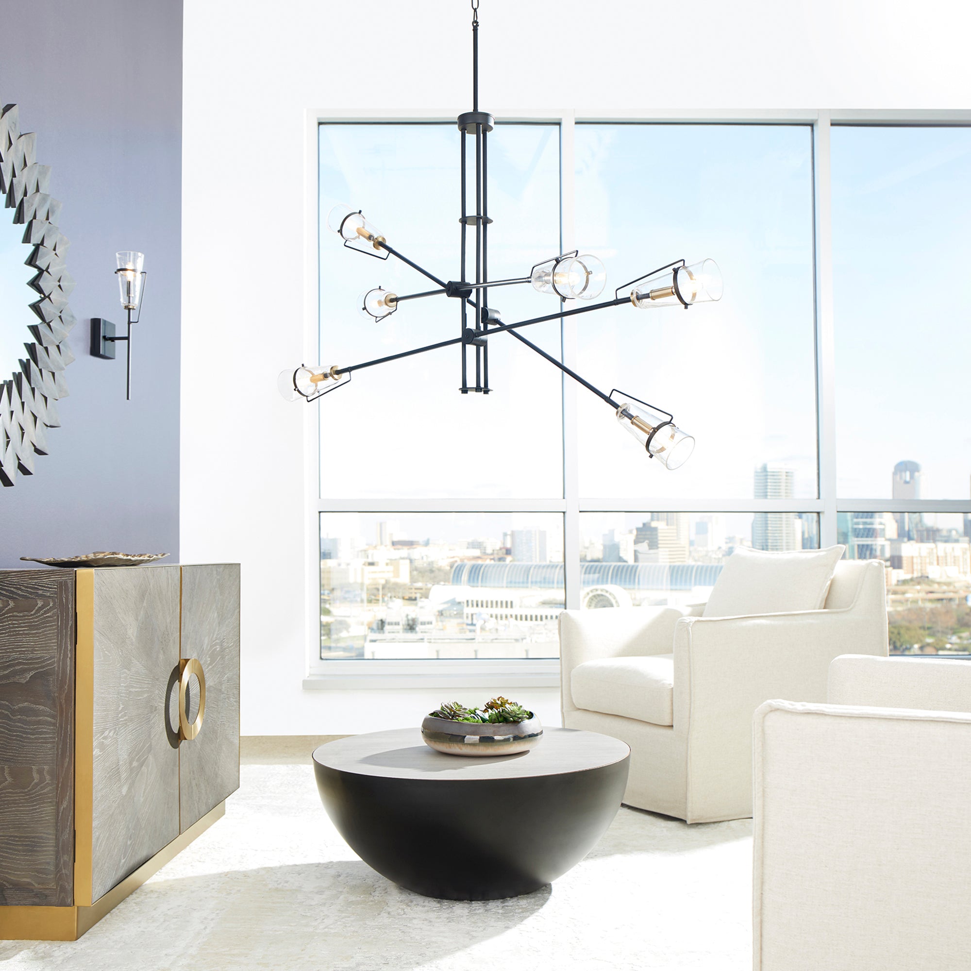 Beams Mirror By Cyan Design