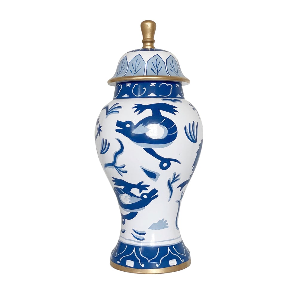 Dana Gibson Dragon Jar