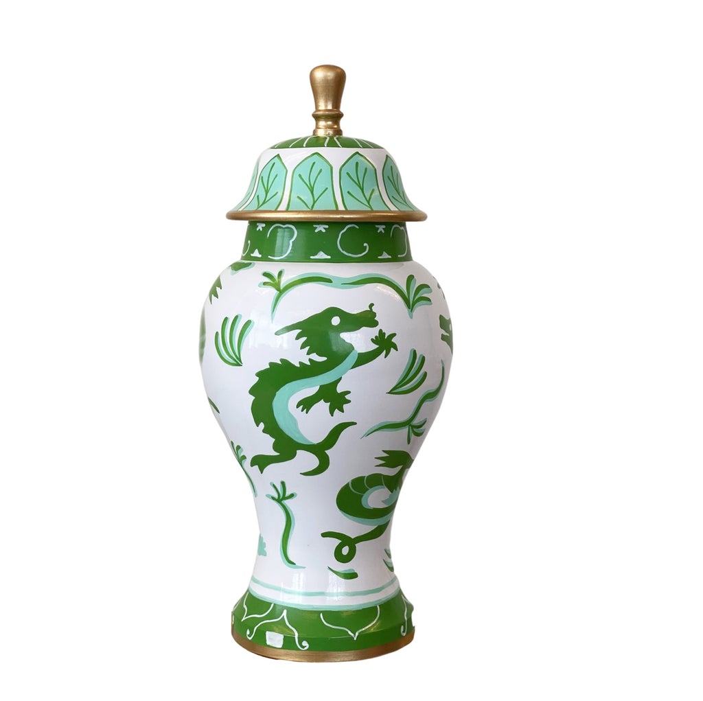Dana Gibson Dragon Jar