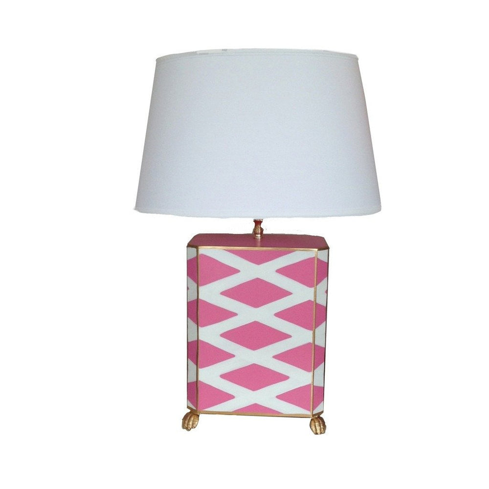 Dana Gibson Parthenon Lamp in Pink