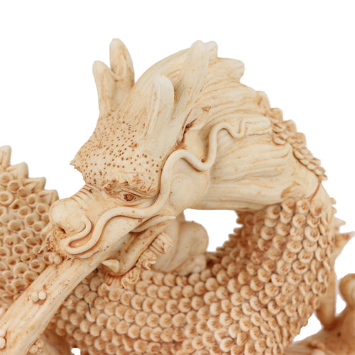 Distressed White Sea Dragon Statue By Legends Of Asia