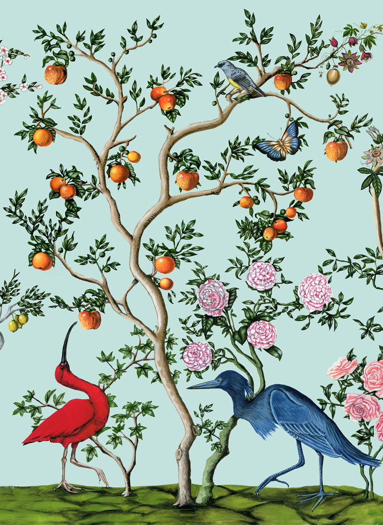 Grand Image Home Naomi Mc Cavitt For Thicket Design , Bird And Branch Chinois 1 Art
