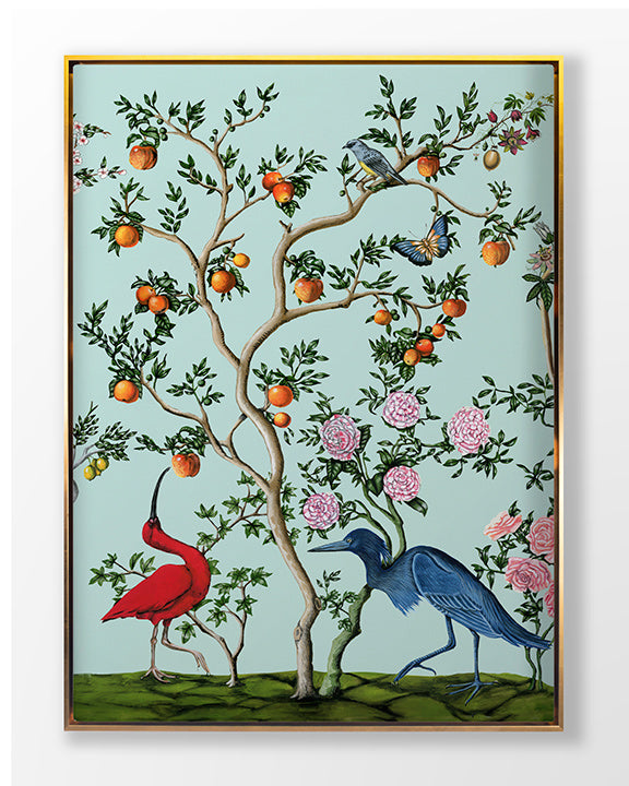 Grand Image Home Naomi Mc Cavitt For Thicket Design , Bird And Branch Chinois 1 Art