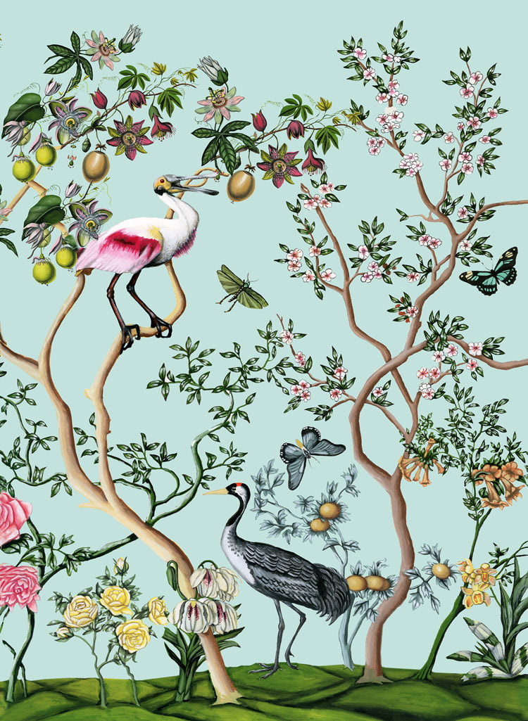 Grand Image Home Naomi Mc Cavitt For Thicket Design , Bird And Branch Chinois 2 Art