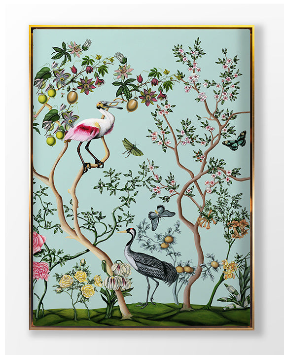 Grand Image Home Naomi Mc Cavitt For Thicket Design , Bird And Branch Chinois 2 Art