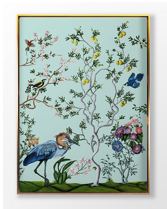 Grand Image Home Naomi Mc Cavitt For Thicket Design , Bird And Branch Chinois 3 Art
