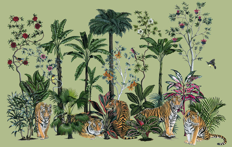 Grand Image Home Naomi Mc Cavitt For Thicket Design , Tiger Summer Art