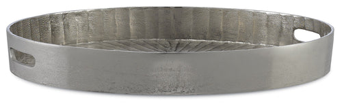 Currey And Company Luca Silver Large Tray
