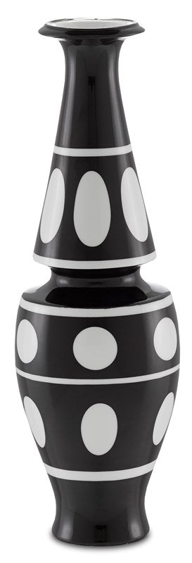 Currey And Company De Luca Black And White Vase