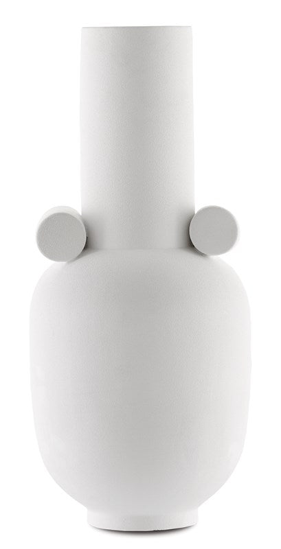 Currey And Company Happy 40 Long White Vase