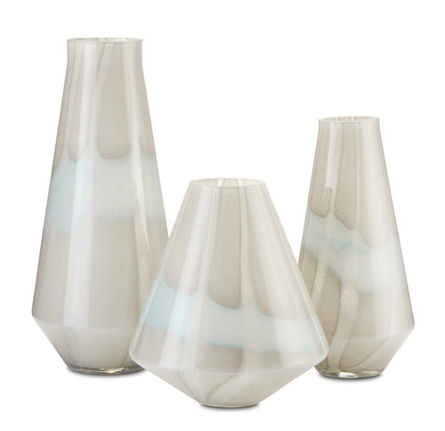 Currey and Company - Floating Cloud Vase Set of 3