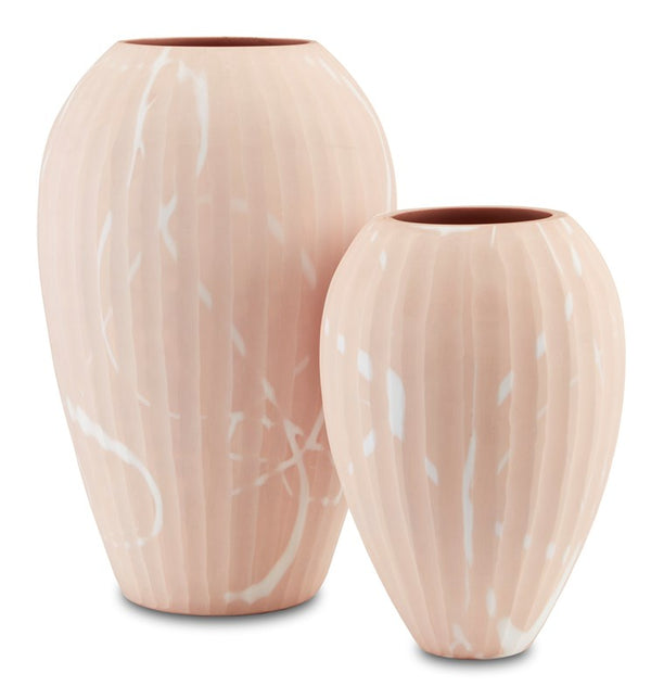 Currey and Company - Lawrence Sand Vase Set of 2