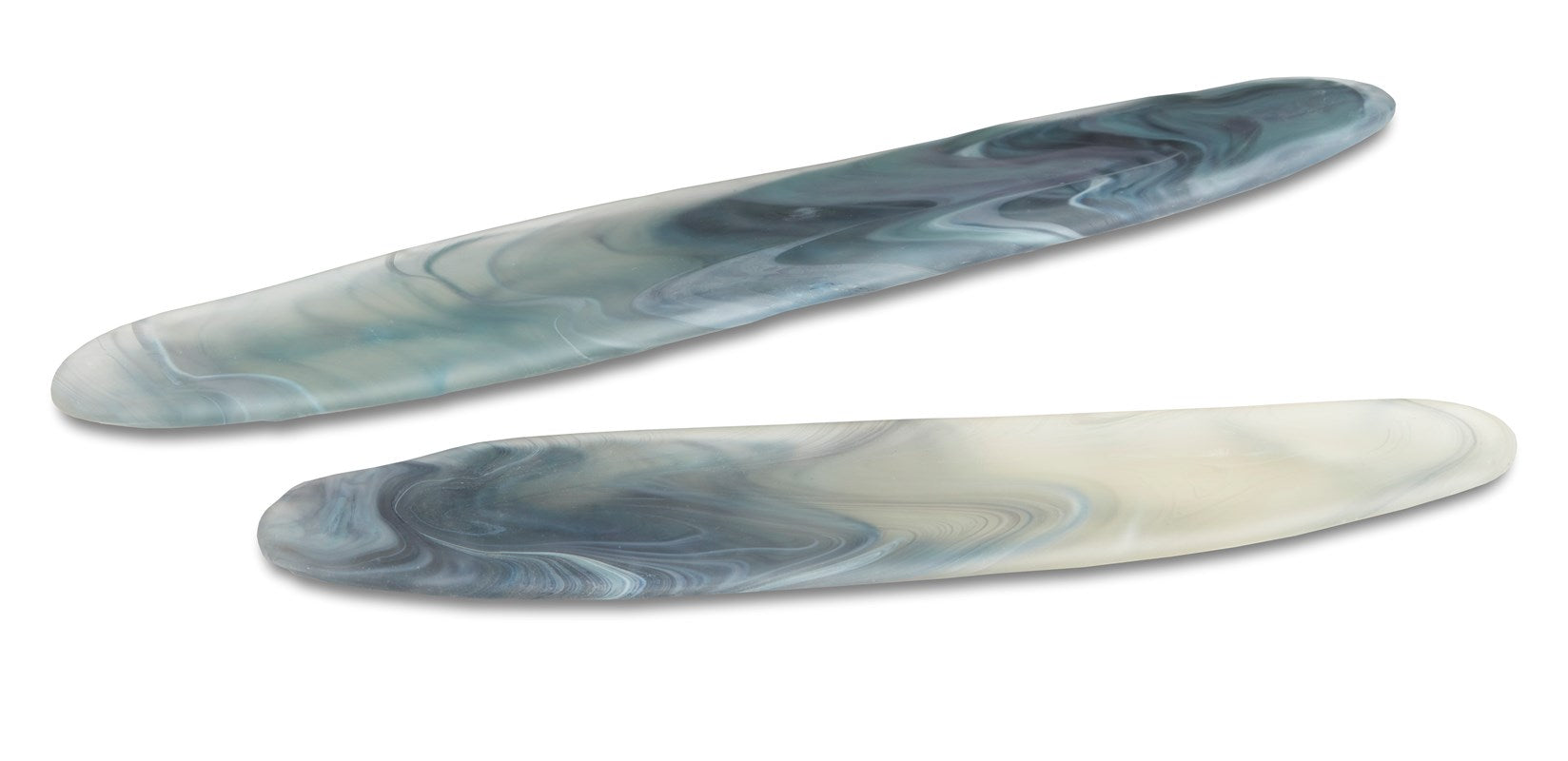 Currey and Company - Midnight Blue Tray Set of 2