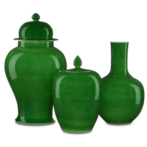 Currey And Company Imperial Green Ginger Jar