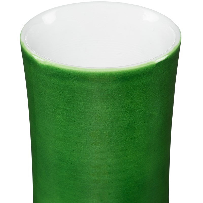 Currey And Company Imperial Green Long Neck Vase