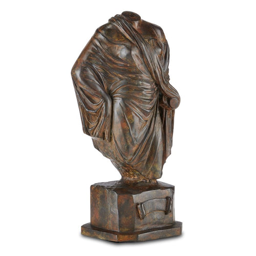 Currey And Company Greek Female Torso Bronze