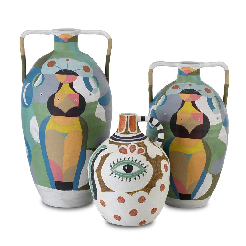 Currey And Company Hamsa Demijohn Vase