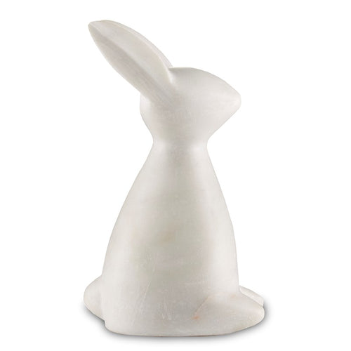 Currey And Company White Marble Rabbit