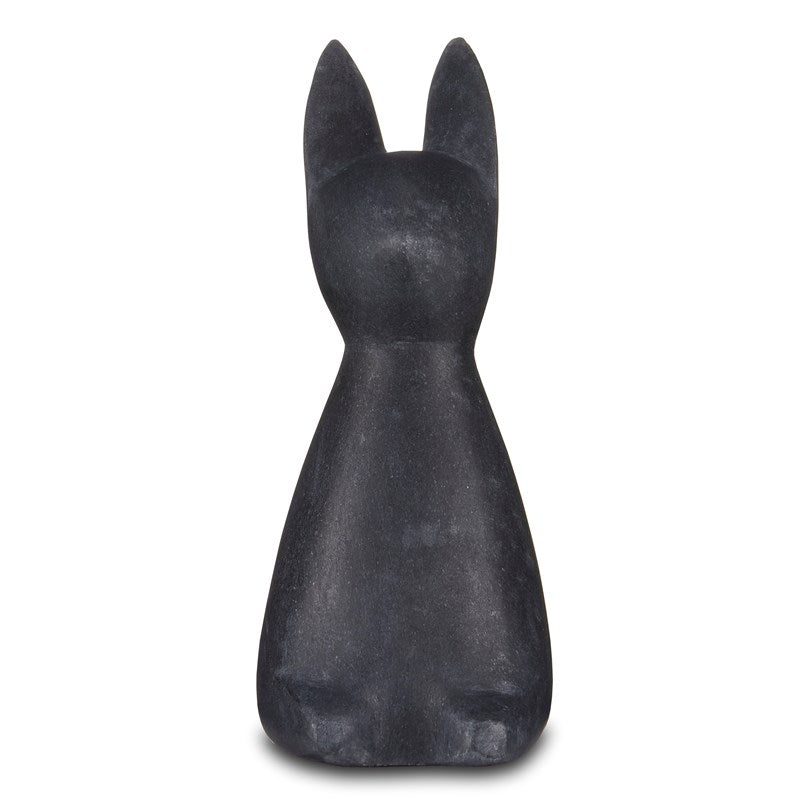 Currey And Company Black Marble Rabbit
