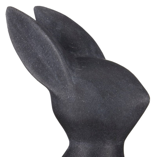 Currey And Company Black Marble Rabbit