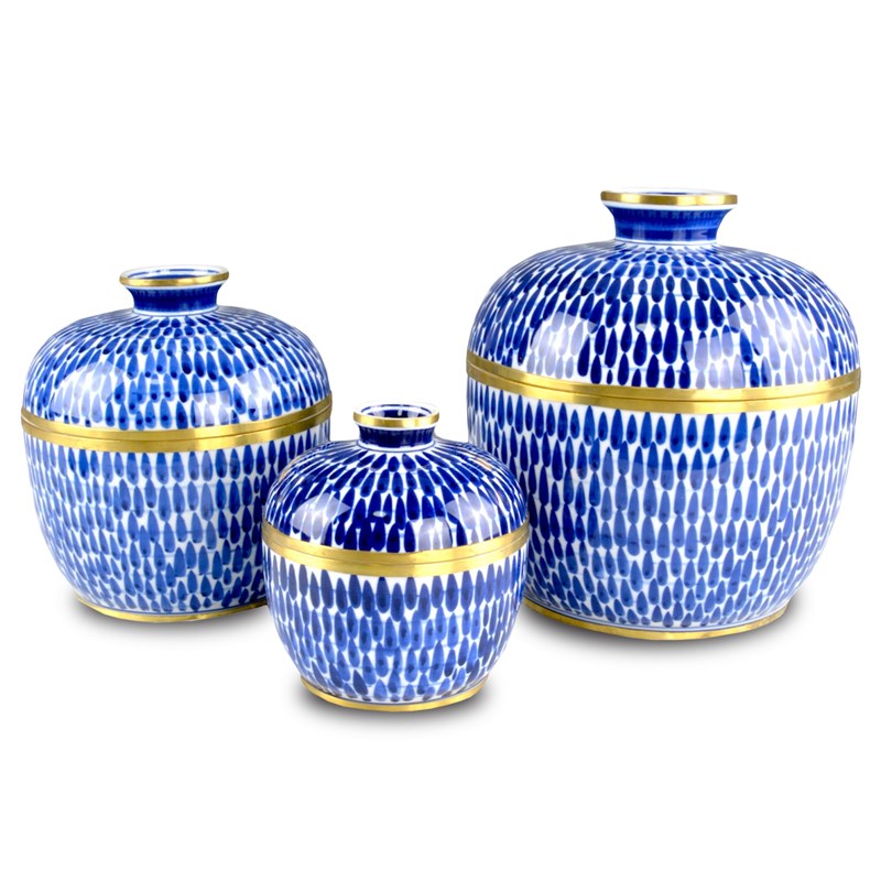 Currey And Company Plavan Jar Set Of 3