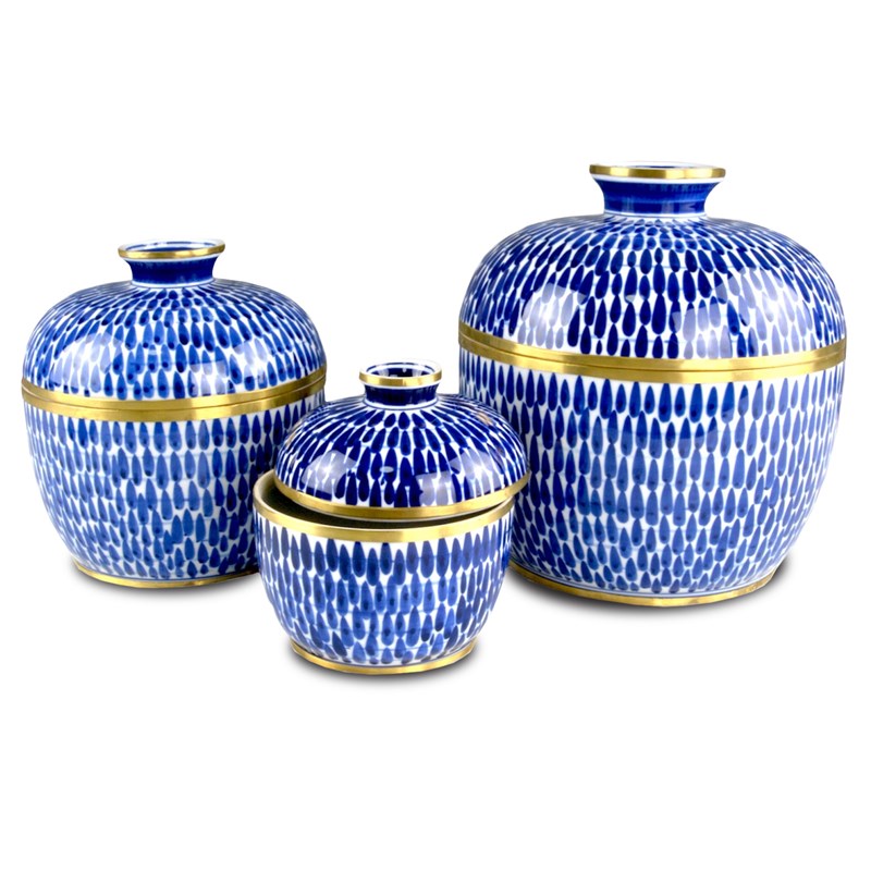 Currey And Company Plavan Jar Set Of 3