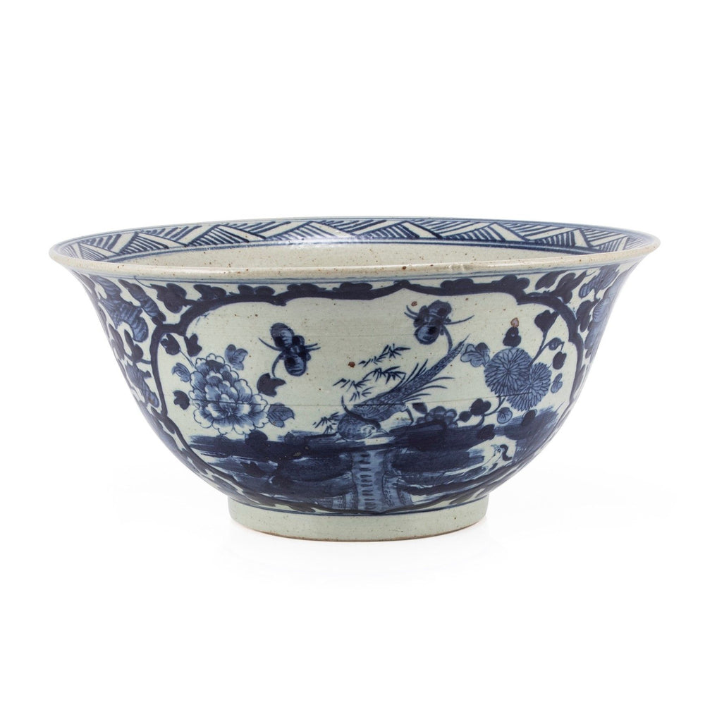 Dynasty Bowl Bird Floral Medallion Motif By Legends Of Asia