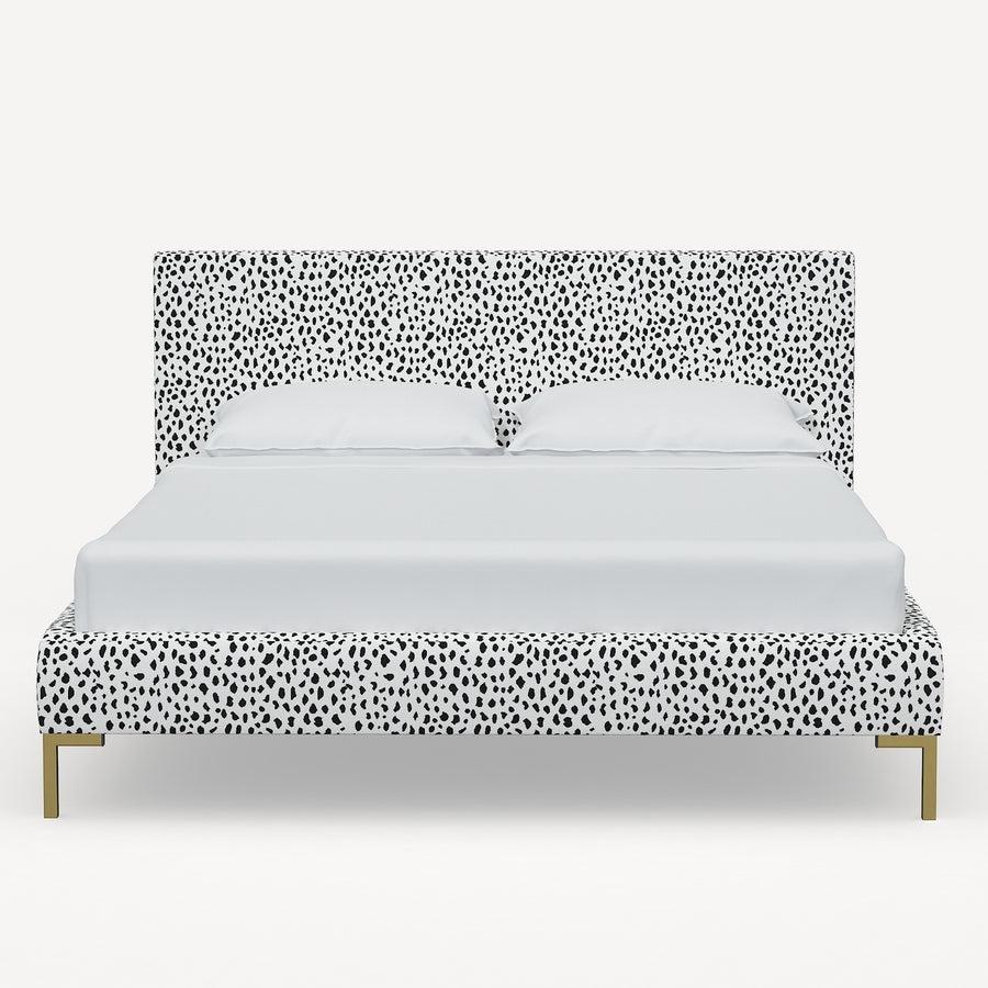 Black and White Dottie Bed