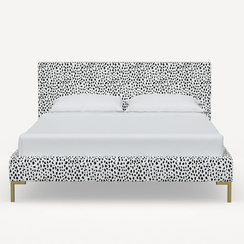Black and White Dottie Bed