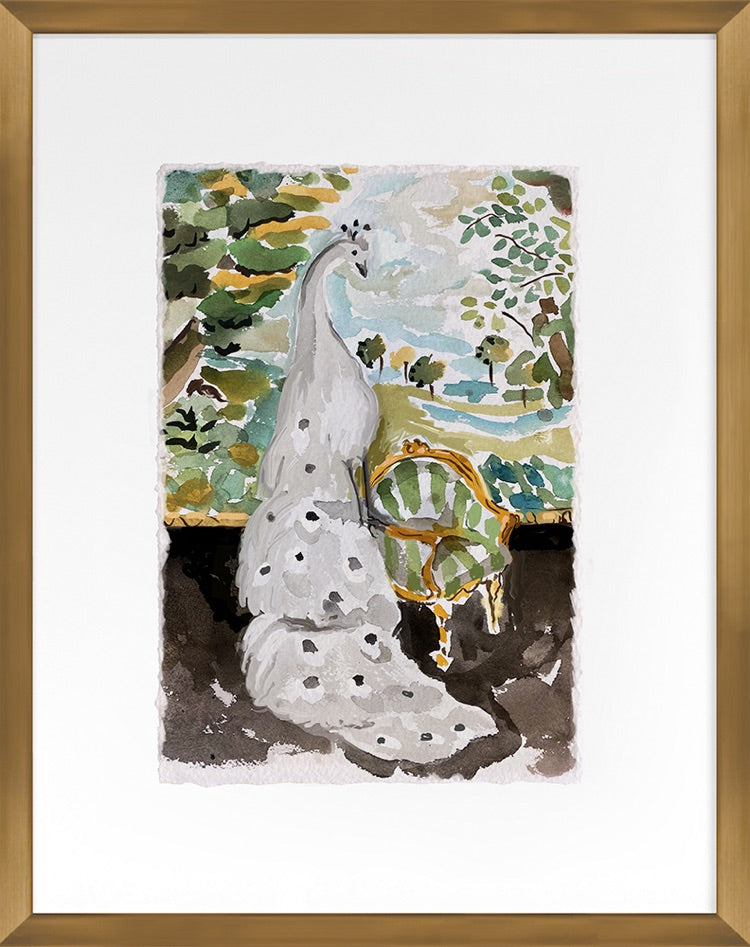 Dana Gibson Peacock Verdure Art