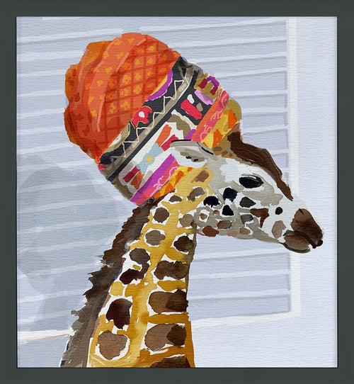 Dana Gibson Giraffe Art