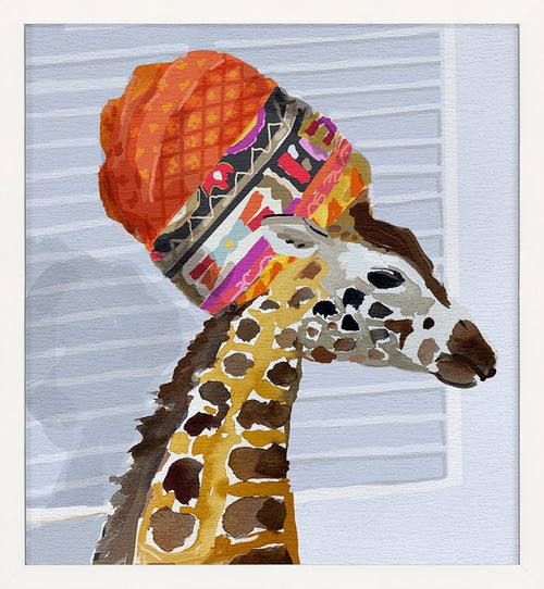 Dana Gibson Giraffe Art