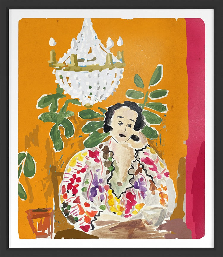 Dana Gibson Madeline Orange Art