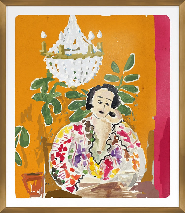 Dana Gibson Madeline Orange Art