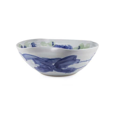 Swirl Bowl Blue Water Village Large By Legends Of Asia