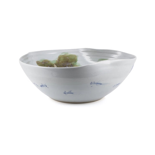 Swirl Bowl Blue Water Village Small By Legends Of Asia