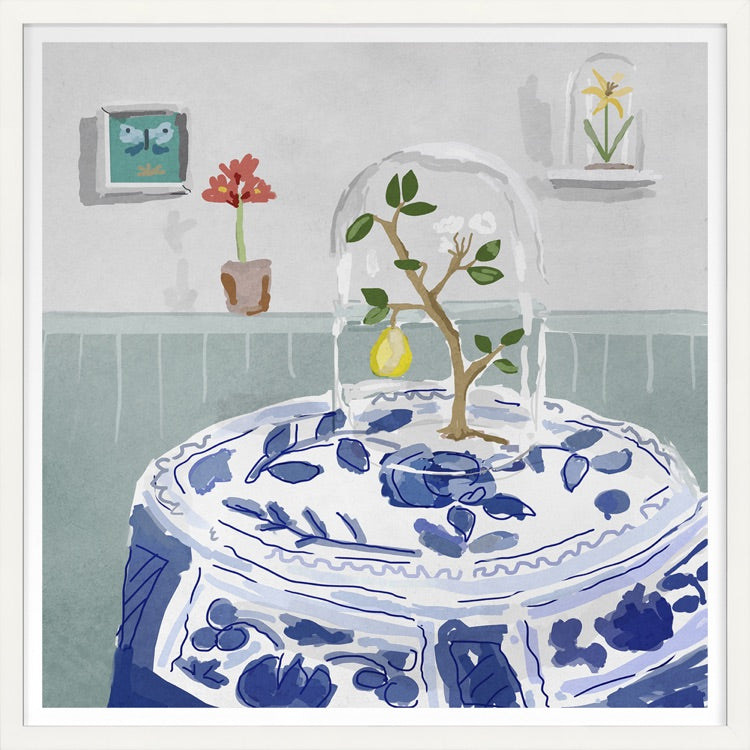 Dana Gibson Cloche 2 (Blue) Art