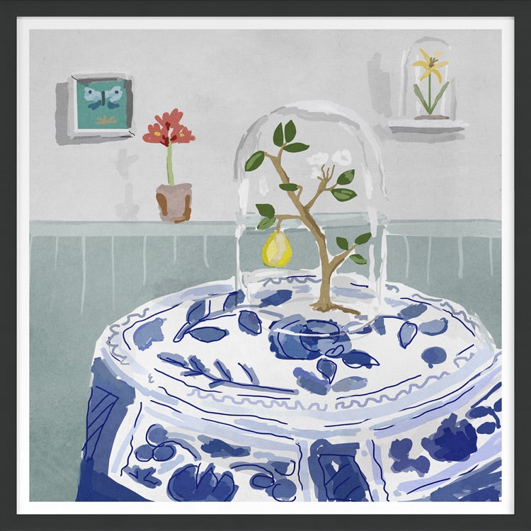 Dana Gibson Cloche 2 (Blue) Art