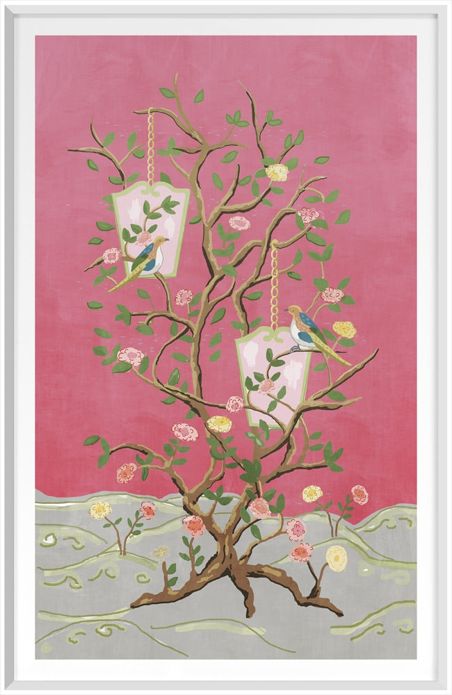 Dana Gibson Larchmont 2 (Pink) Art