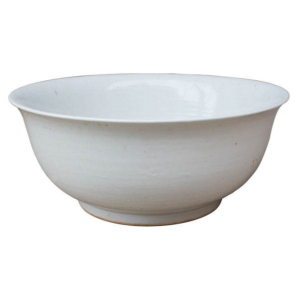 Busan White Flare Rimmed Large Bowl By Legends Of Asia